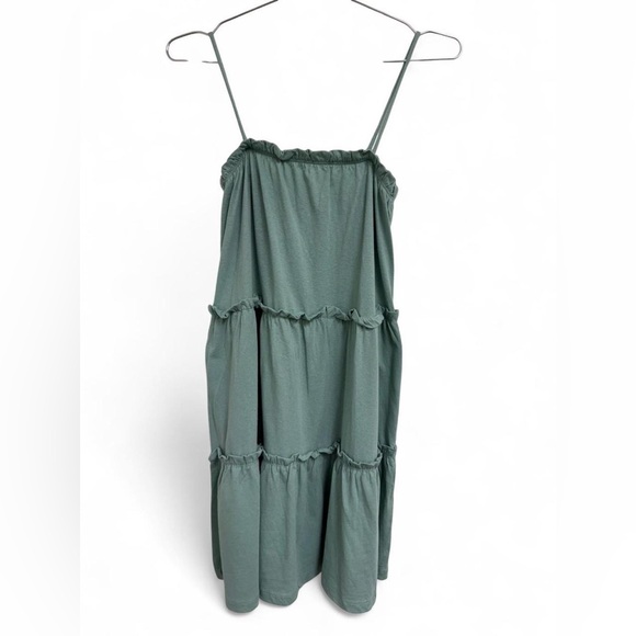 ASOS Dresses & Skirts - ASOS sage green tiered midi dress